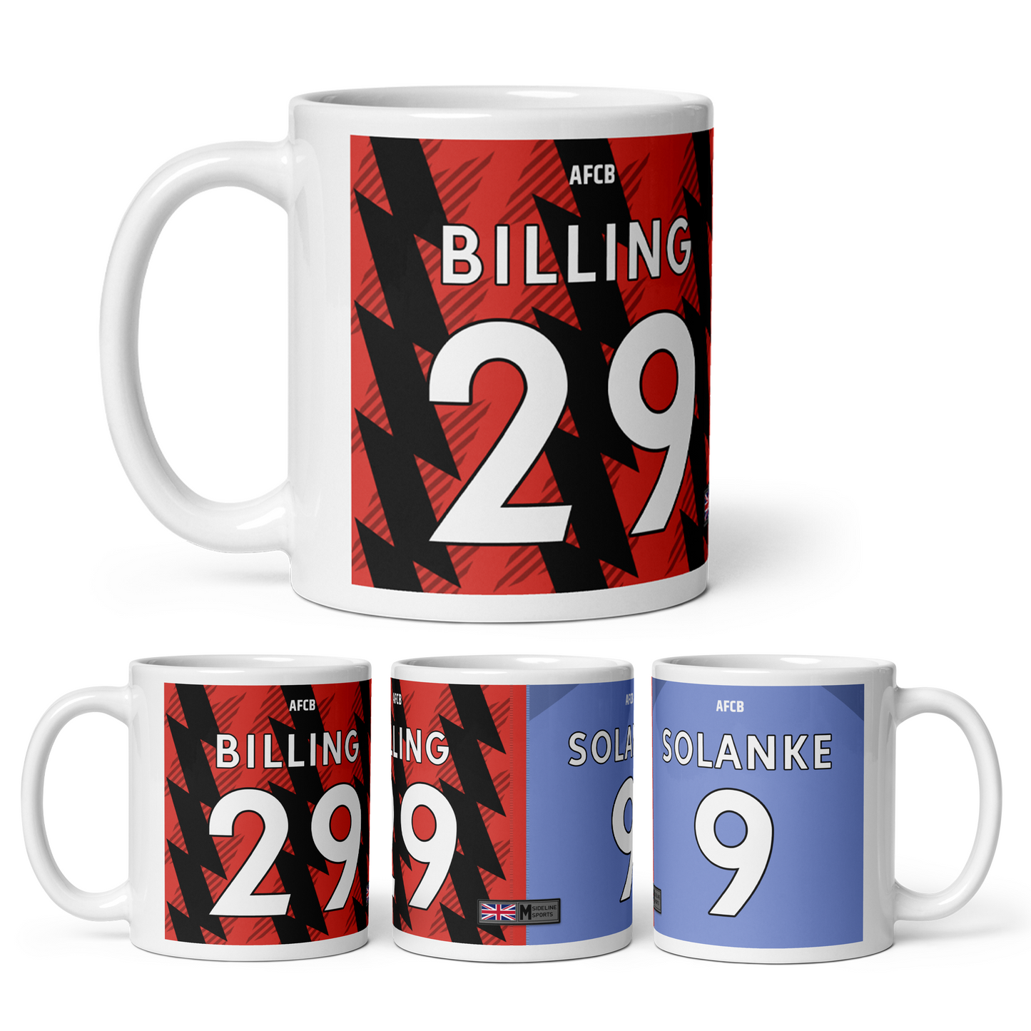 AFC Bournemouth 2022/23 - Personalised Home/Away Mug