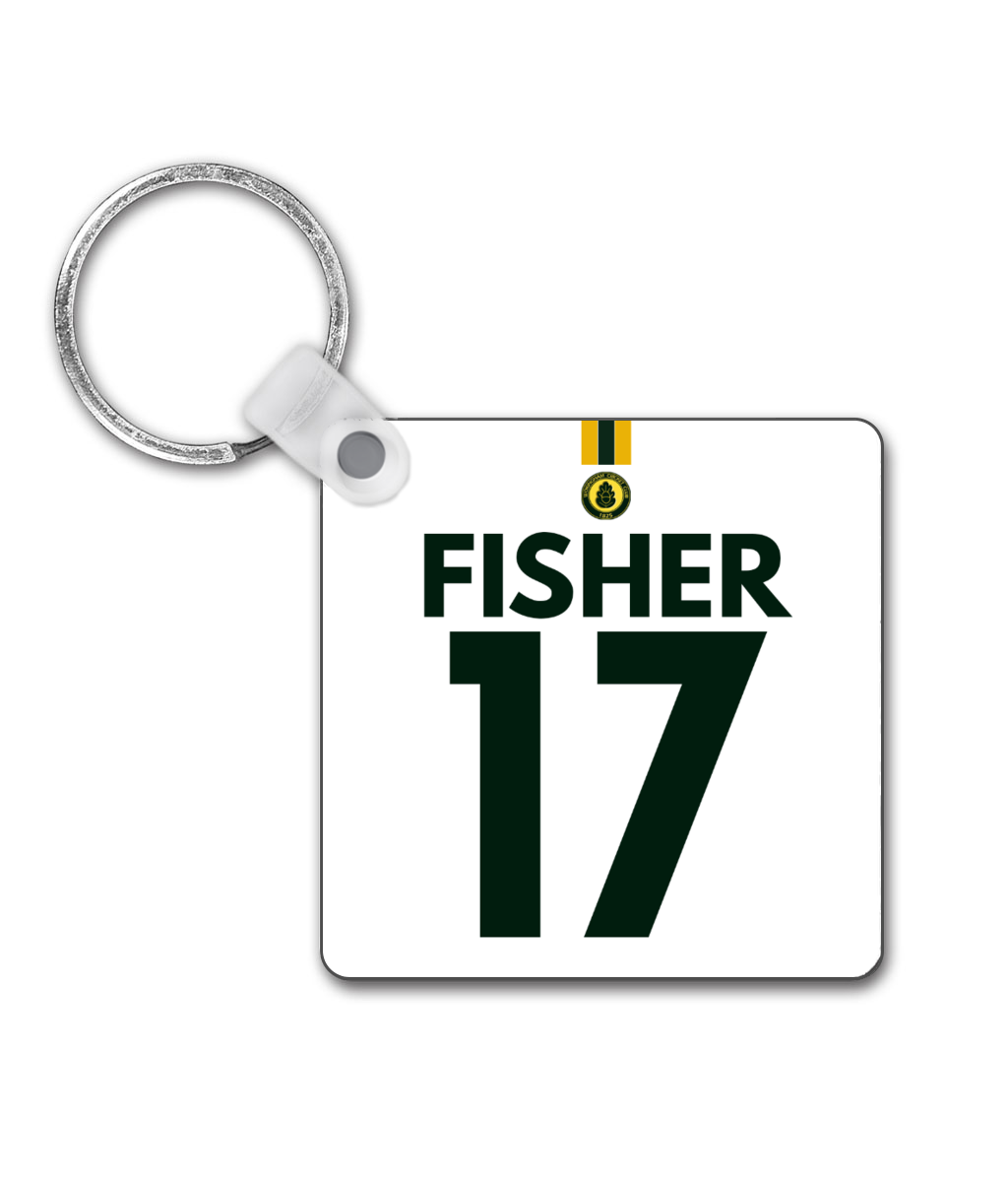 Wokingham Cricket Club Personalised Keyring