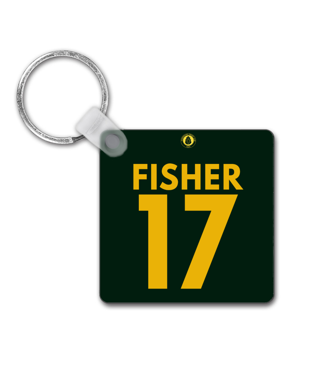 Wokingham Cricket Club Personalised Keyring