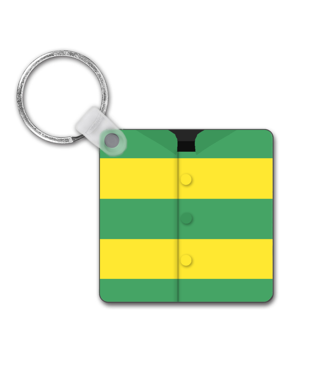 JP McManus Silks - Double Sided Keyring
