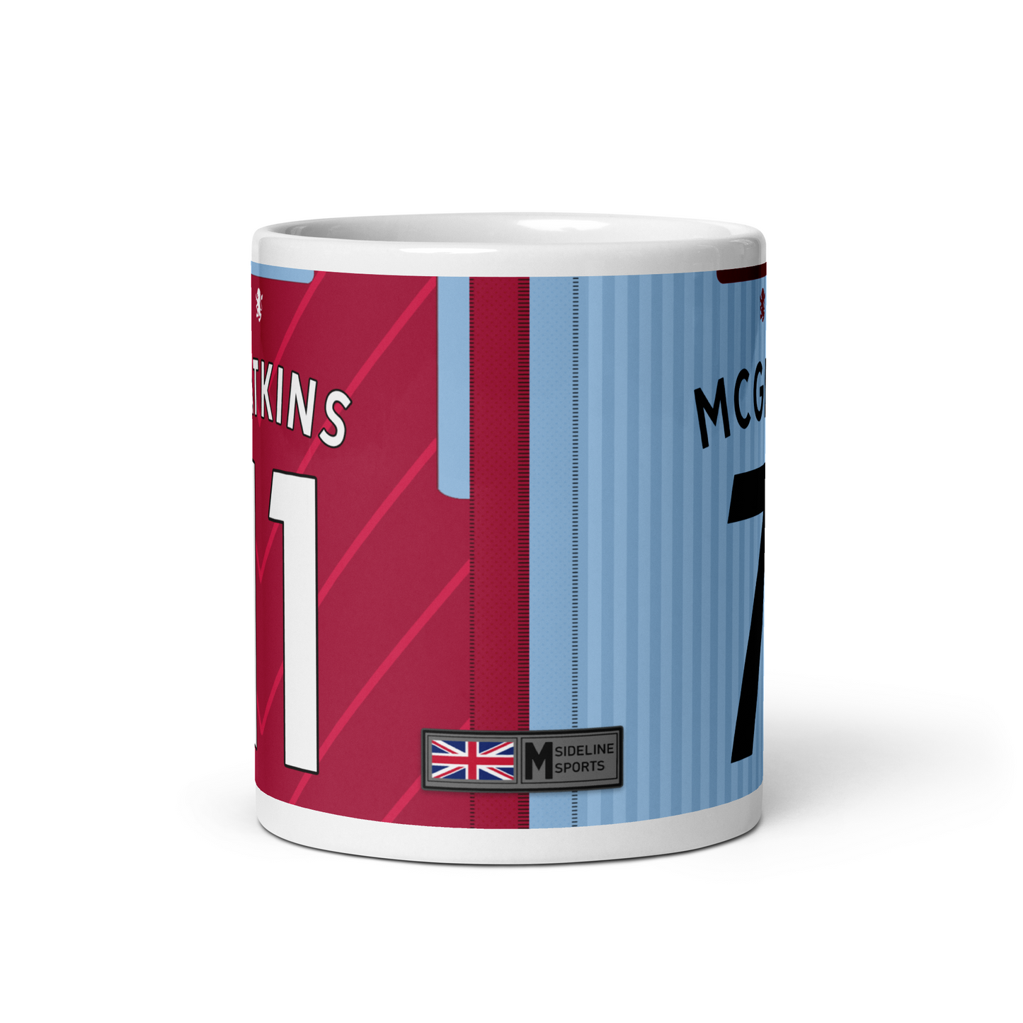 Aston Villa - Personalised Home/Away Mug