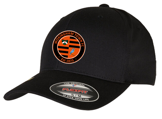 Wokingham Town - Embroidered Logo Flexfit Cap - Adult Black
