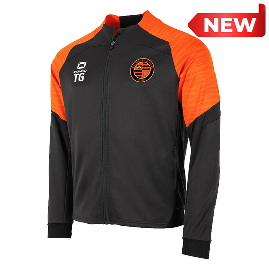Wokingham Town FC Stanno Bolt Full Zip Training Top | WTFC Black & Orange