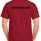 ATL Falcons UK Large Logo T-Shirt - Red