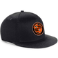 Wokingham Town - Embroidered Logo Kids Snapback Cap - Black