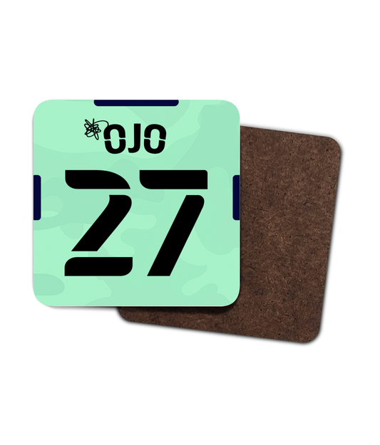 Cardiff City - Personalised Away Drinks Coaster