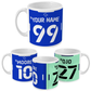 Cardiff City - Personalised Home/Away Mug