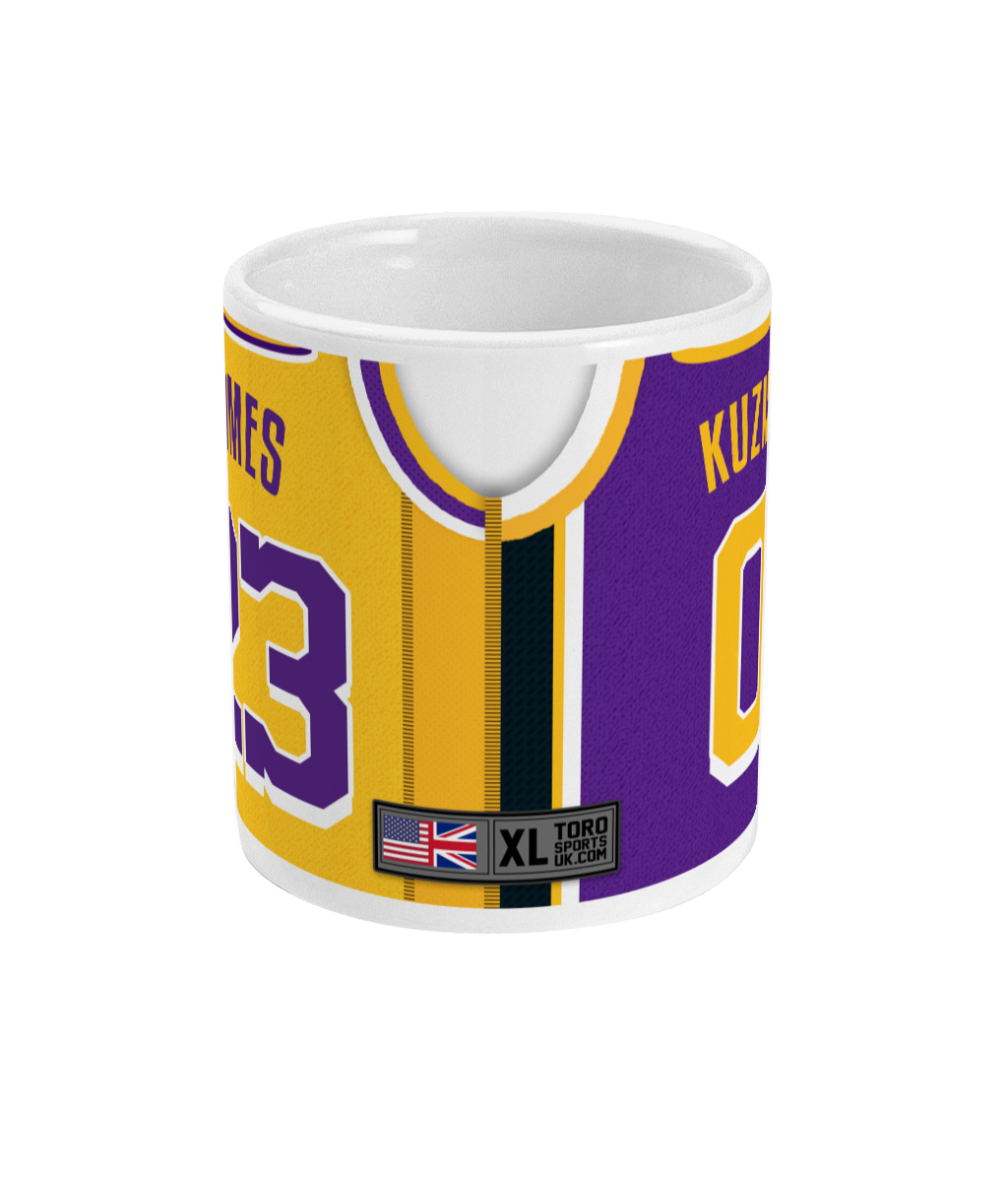 LAL - Custom Personalised Basketball Jersey Mug