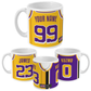 LAL - Custom Personalised Basketball Jersey Mug