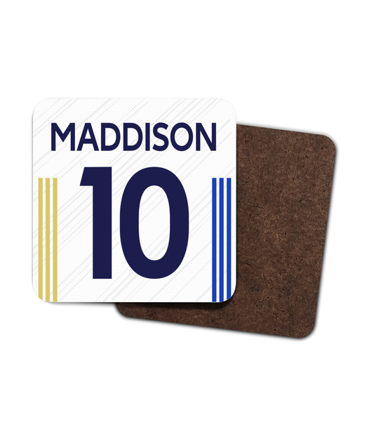 Leicester City - Personalised 2020/21 Away Drinks Coaster