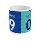 Leicester City - 2021/22 Personalised Home/Away Mug