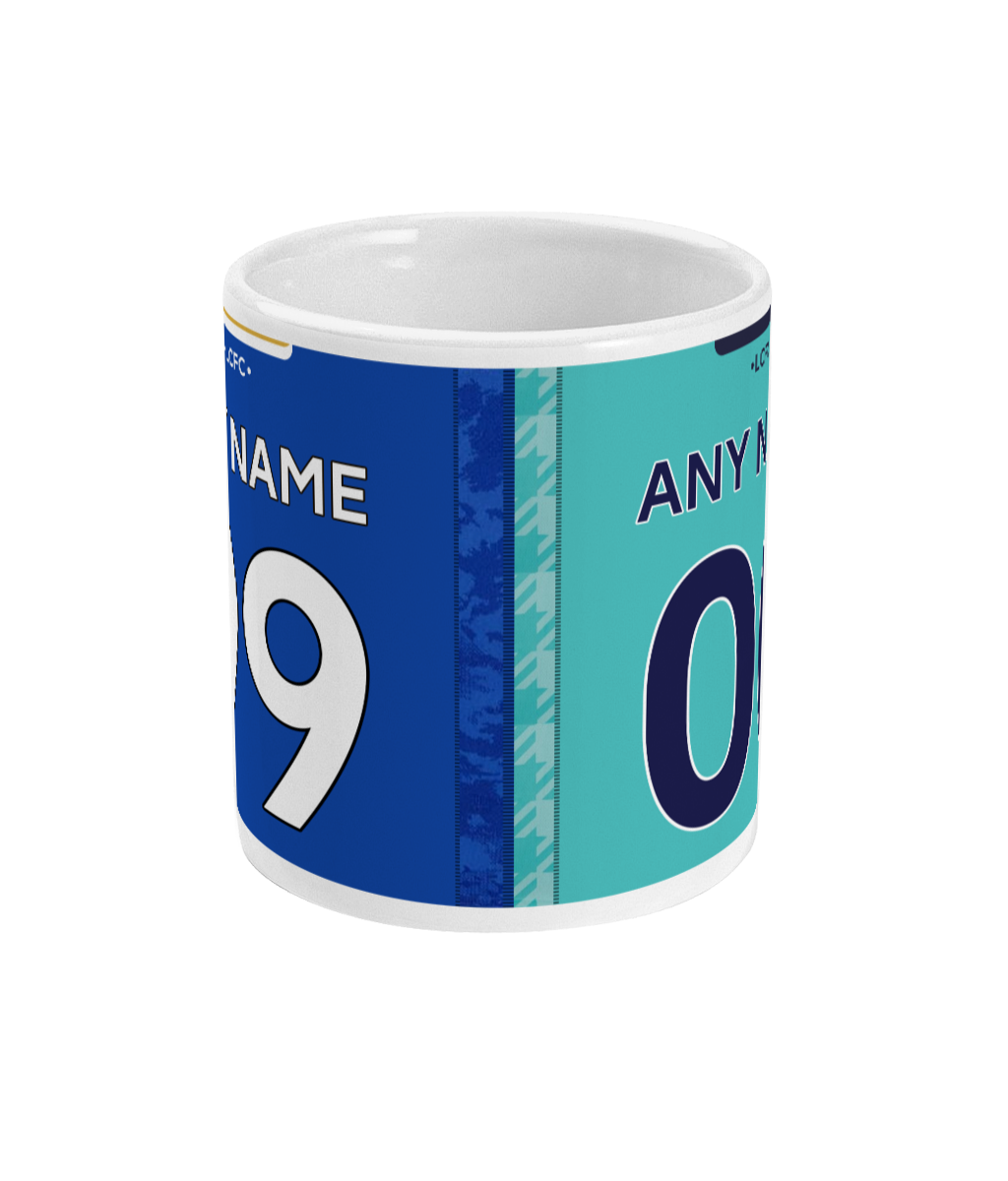 Leicester City - 2021/22 Personalised Home/Away Mug