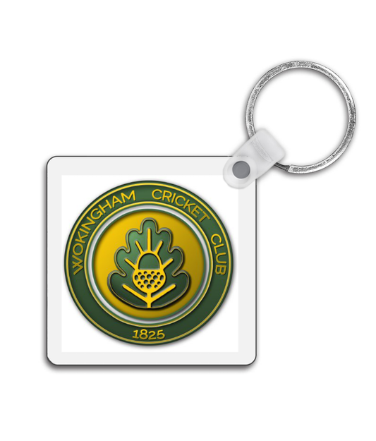 Wokingham Cricket Club Personalised Keyring