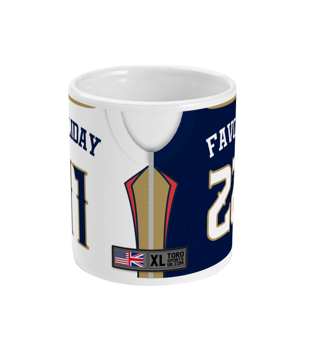 New Orleans - Custom Personalised Basketball Jersey Mug