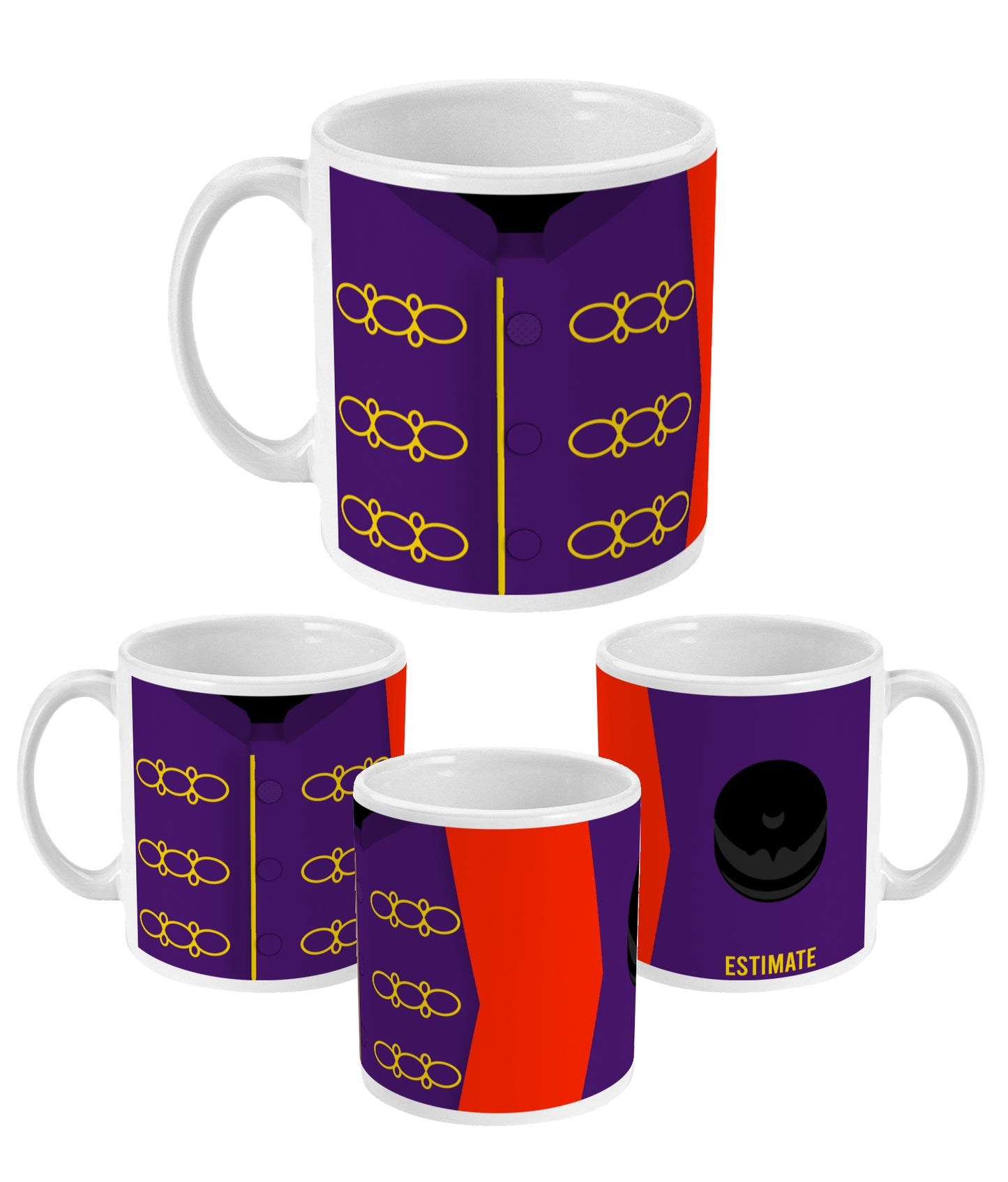 The Queen's Silks - 11oz Horse Racing Mug