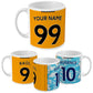 Wolves - Personalised Home/Away Mug