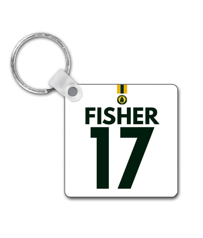 Wokingham Cricket Club Personalised Keyring